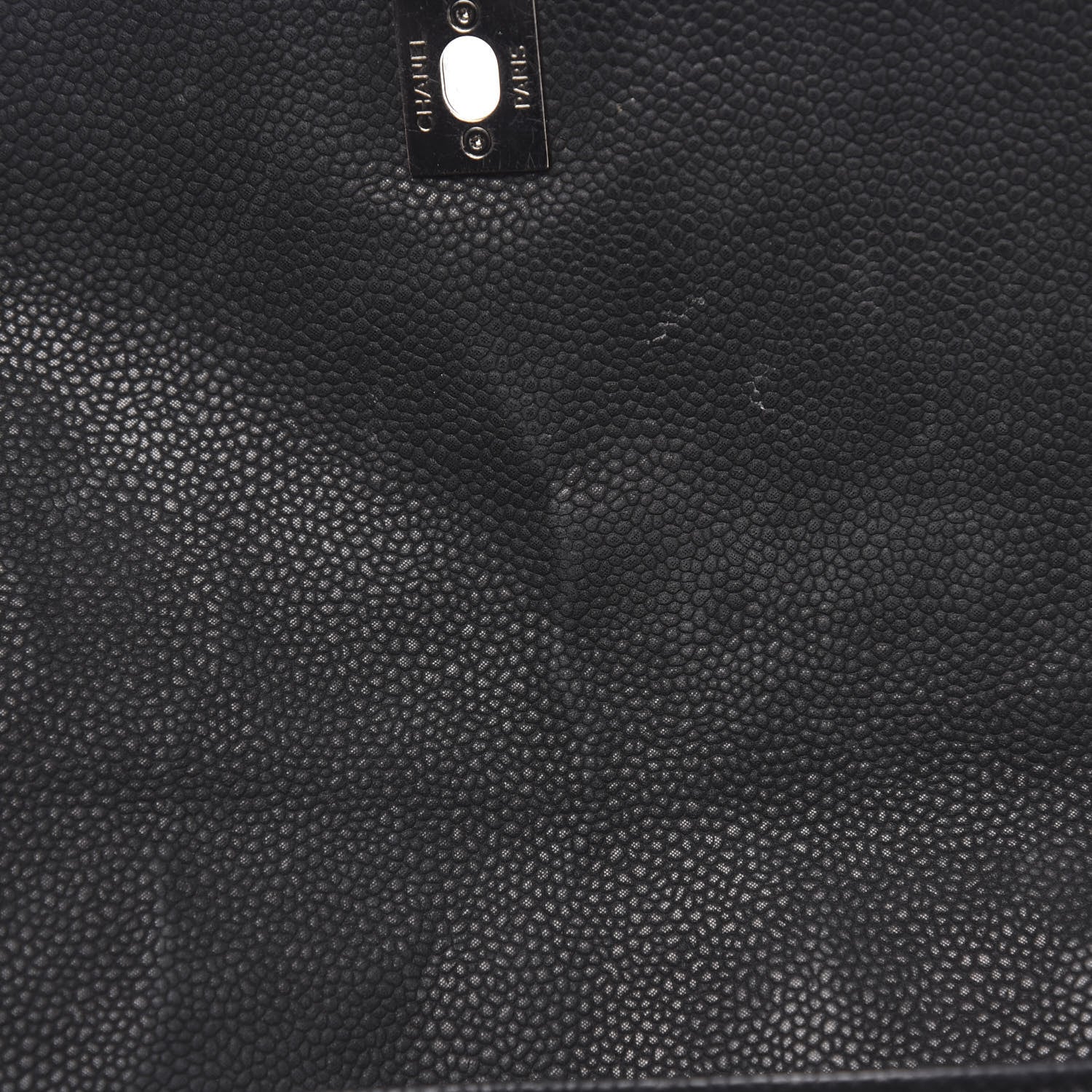 Chanel Iridescent Caviar Small Lady Pearly Flap Black 9 of 11