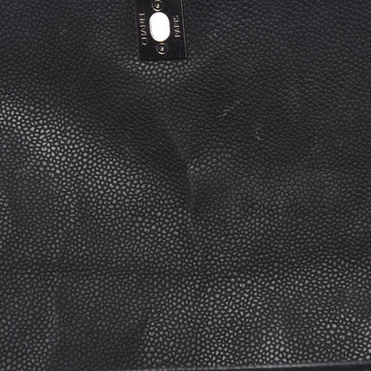 Chanel Iridescent Caviar Small Lady Pearly Flap Black 9 of 11