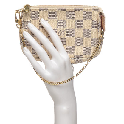 Louis Vuitton Damier Azur Mini Pochette Accessories 2 of 6