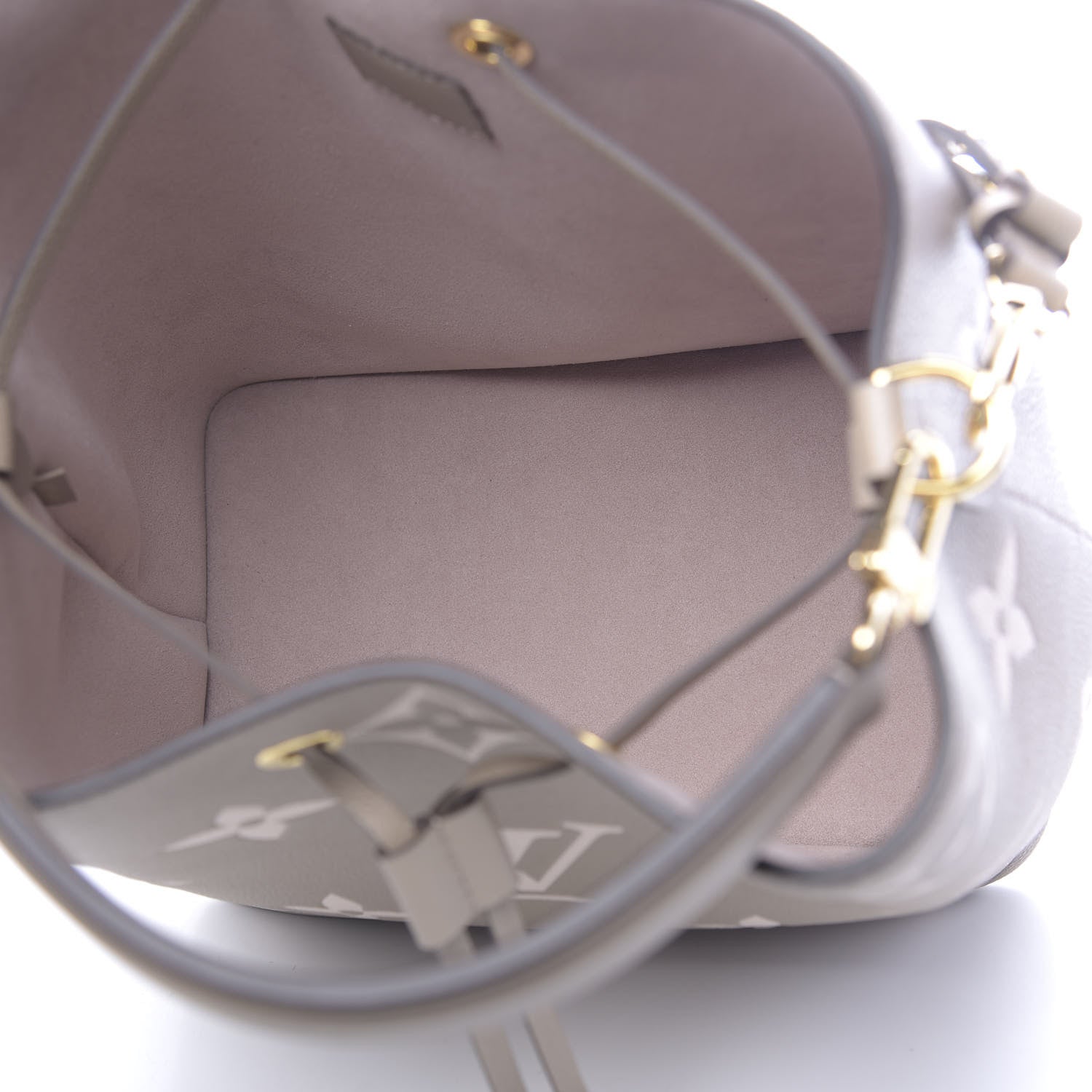 Louis Vuitton Empreinte Monogram Giant Neonoe MM Tourterelle Creme 6 of 11