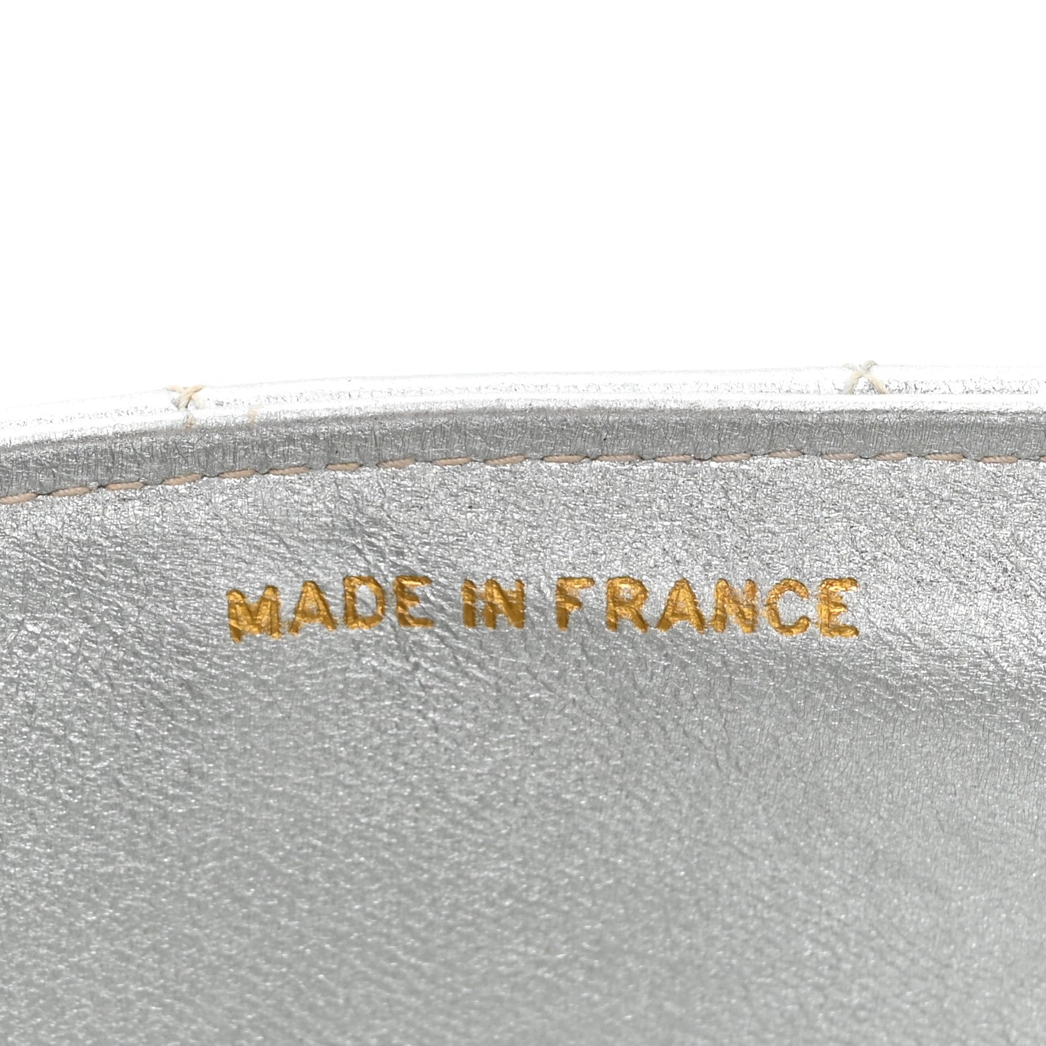 Chanel Metallic Lambskin Quilted Mini Kelly Silver 7 of 17