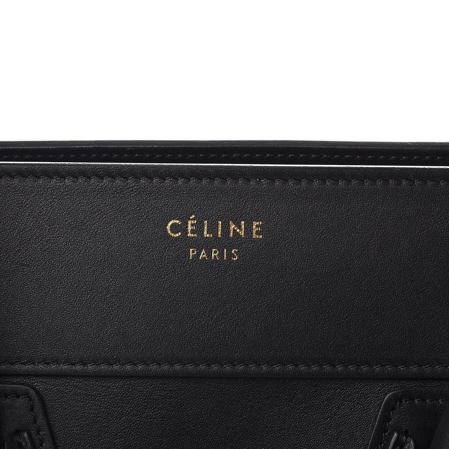 Smooth Calfskin Mini Luggage Black