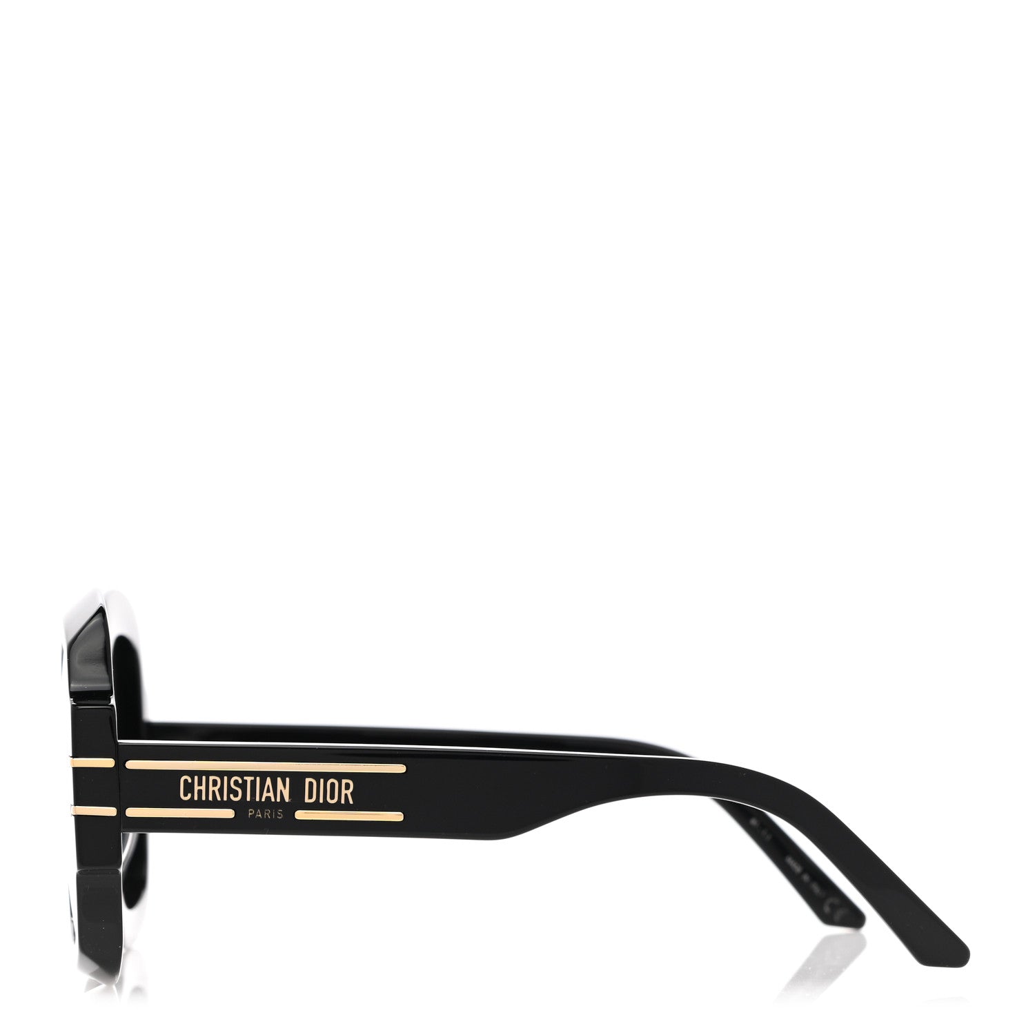 Christian Dior Acetate Diorsignature S1U Square Sunglasses Black 3 of 7