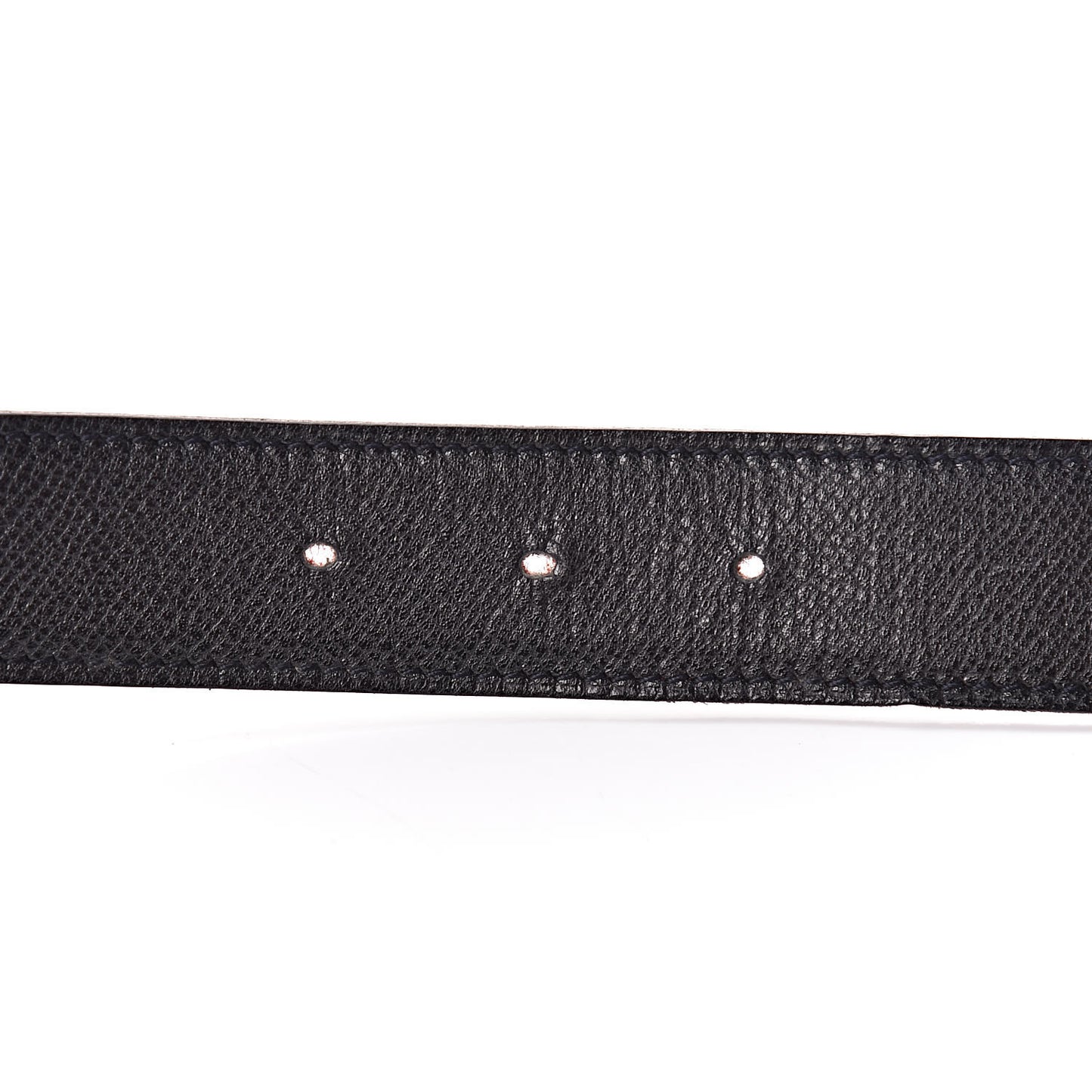 Togo Epsom 32mm Martelee H Belt 75 Rouge H Black