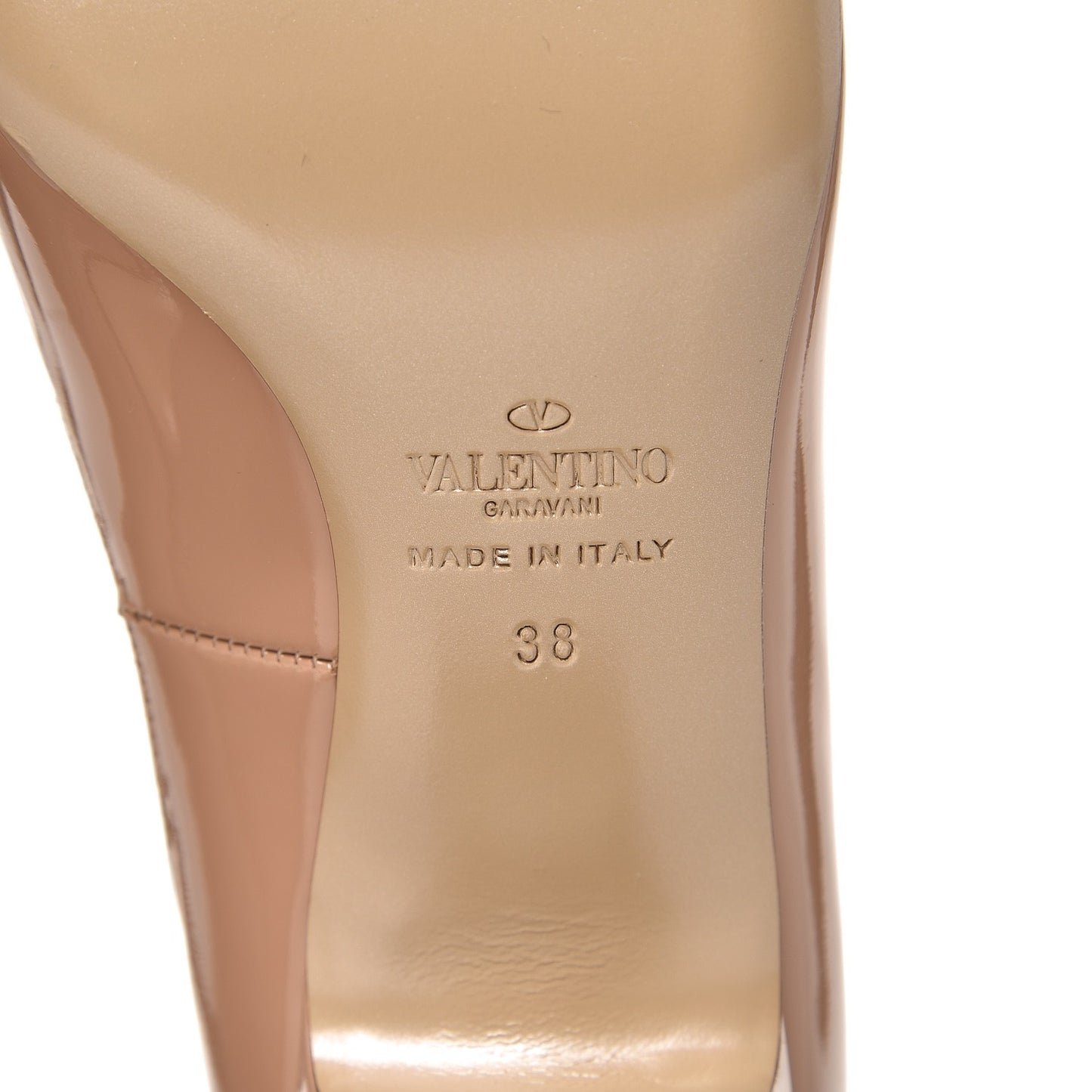 Patent Tan-Go Mary Jane 60mm Pumps 38 Rose Cannelle