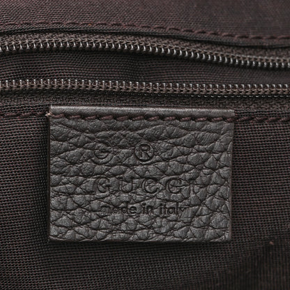 Gucci Crystal Monogram Small D Gold Ring Messenger Dark Brown 6 of 11