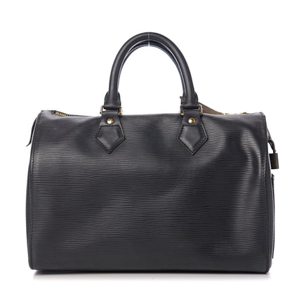 Louis Vuitton Epi Speedy 25 Black 1 of 12