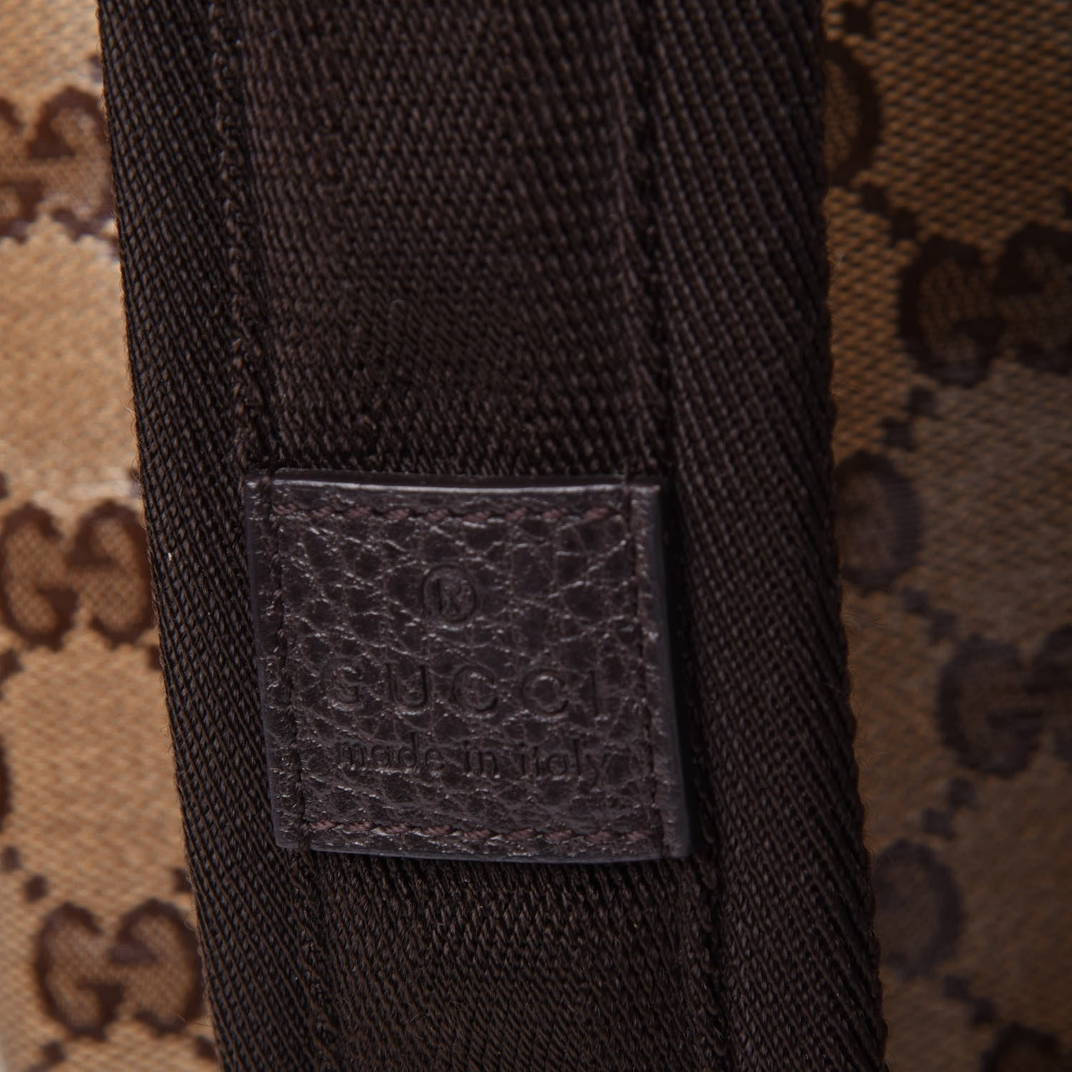 Gucci Crystal Monogram Backpack Dark Brown 7 of 12