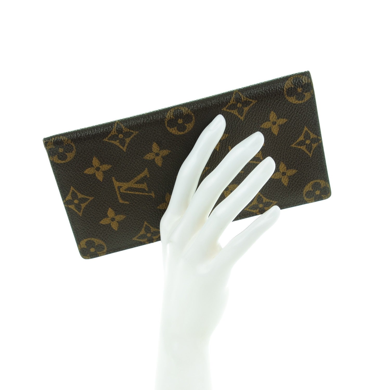 Louis Vuitton Monogram Porte Valeurs Checkbook Wallet 2 of 8