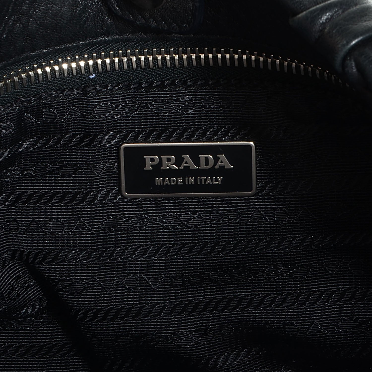 Prada Nappa Gaufre Hobo Black 6 of 10