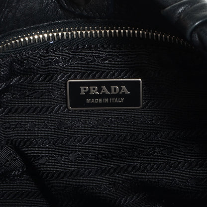 Prada Nappa Gaufre Hobo Black 6 of 10