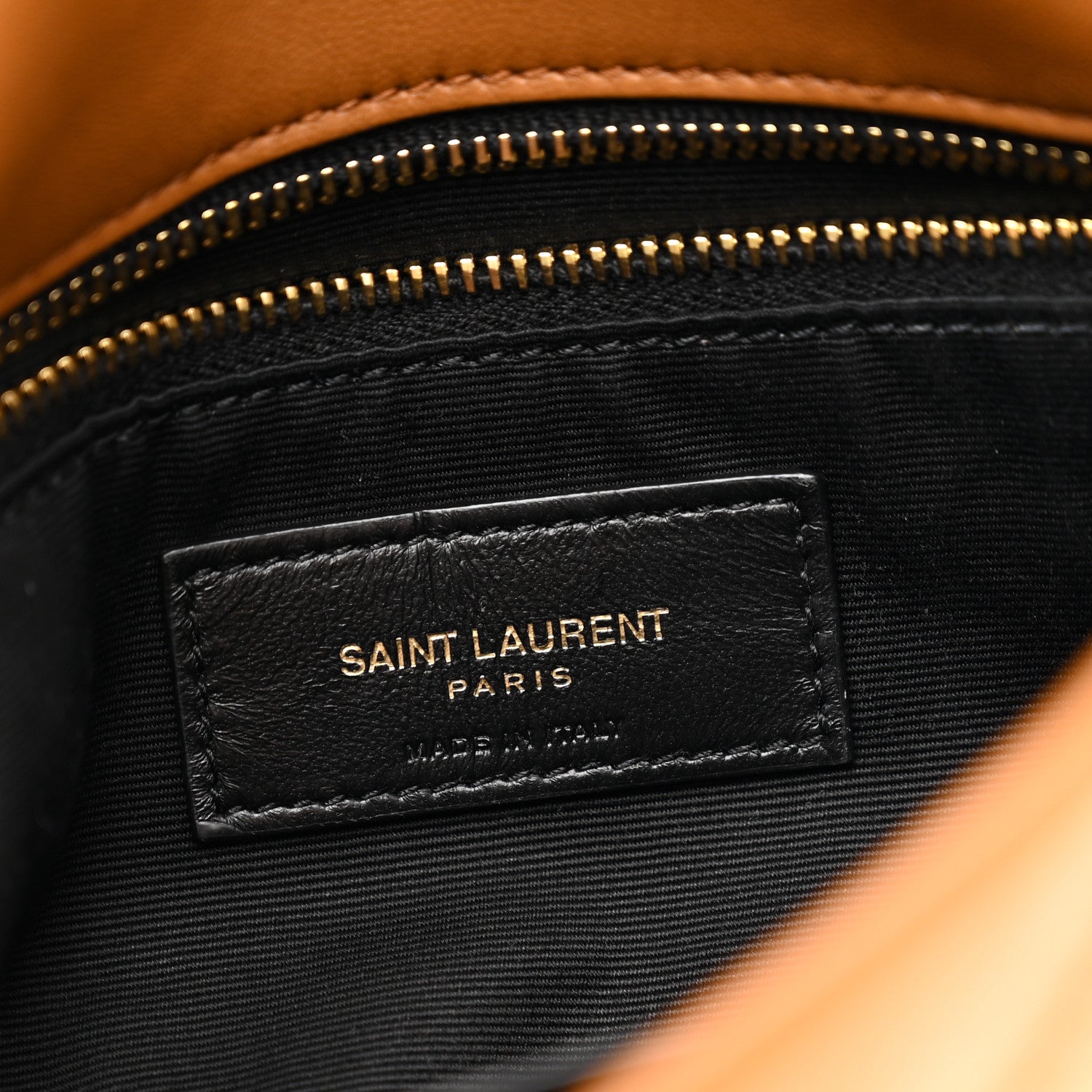 Saint Laurent Lambskin Quilted Toy Loulou Puffer Monogram Chain Satchel Miel Dark 6 of 11