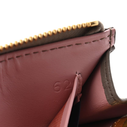 Prada Daino Colour Metal Zip Around Keychain Argilla 7 of 7