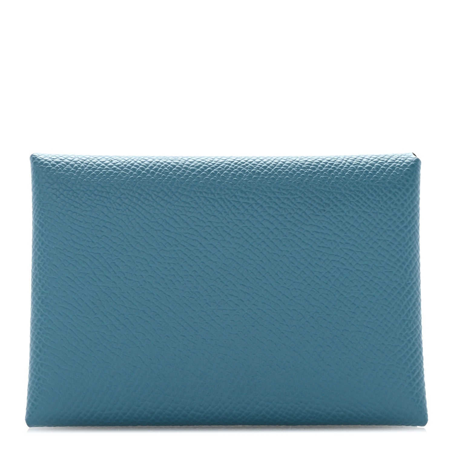 Hermes Epsom Calvi Duo Card Case Blue Jean 1 of 7