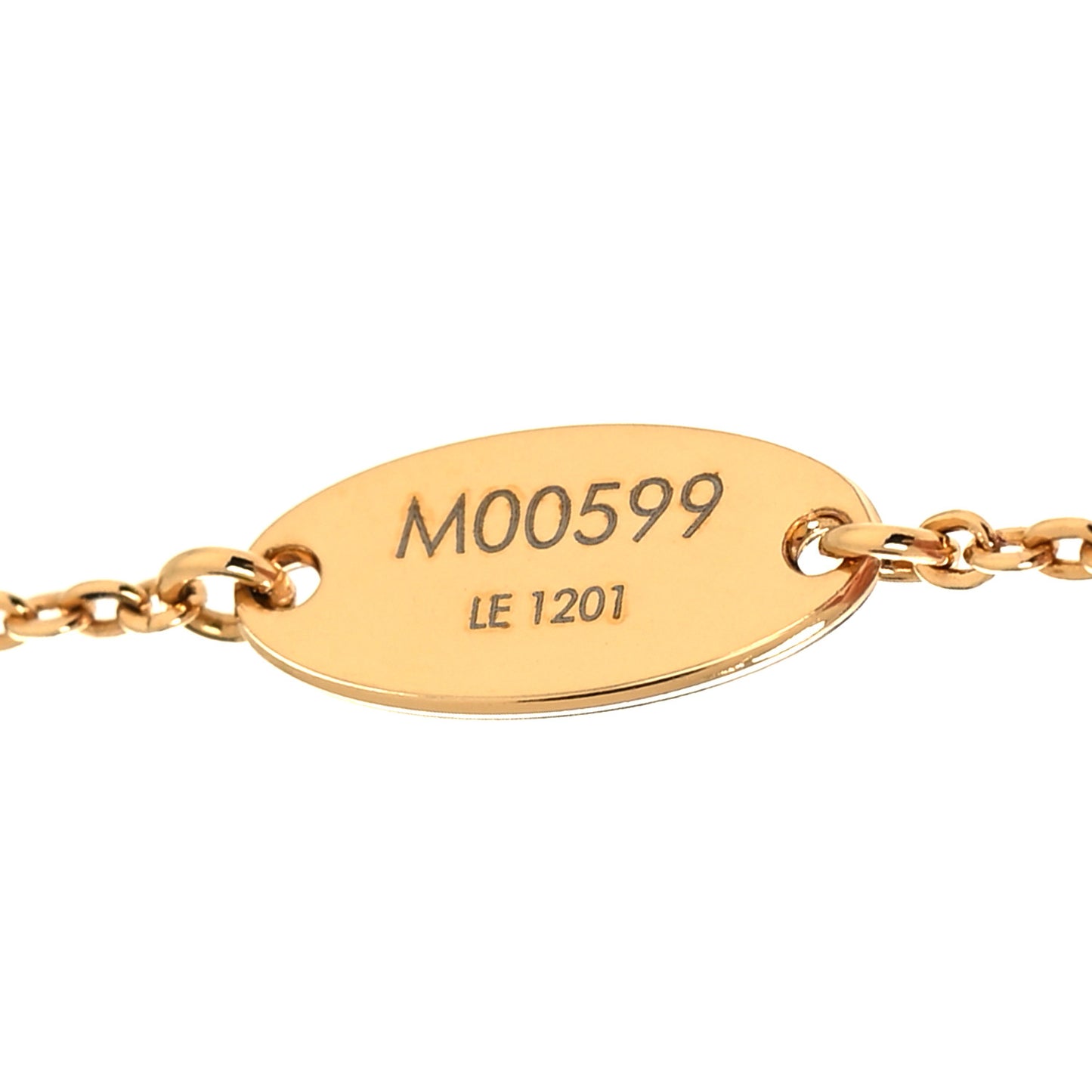 Crystal Precious Nanogram Name Tag Necklace Gold Silver