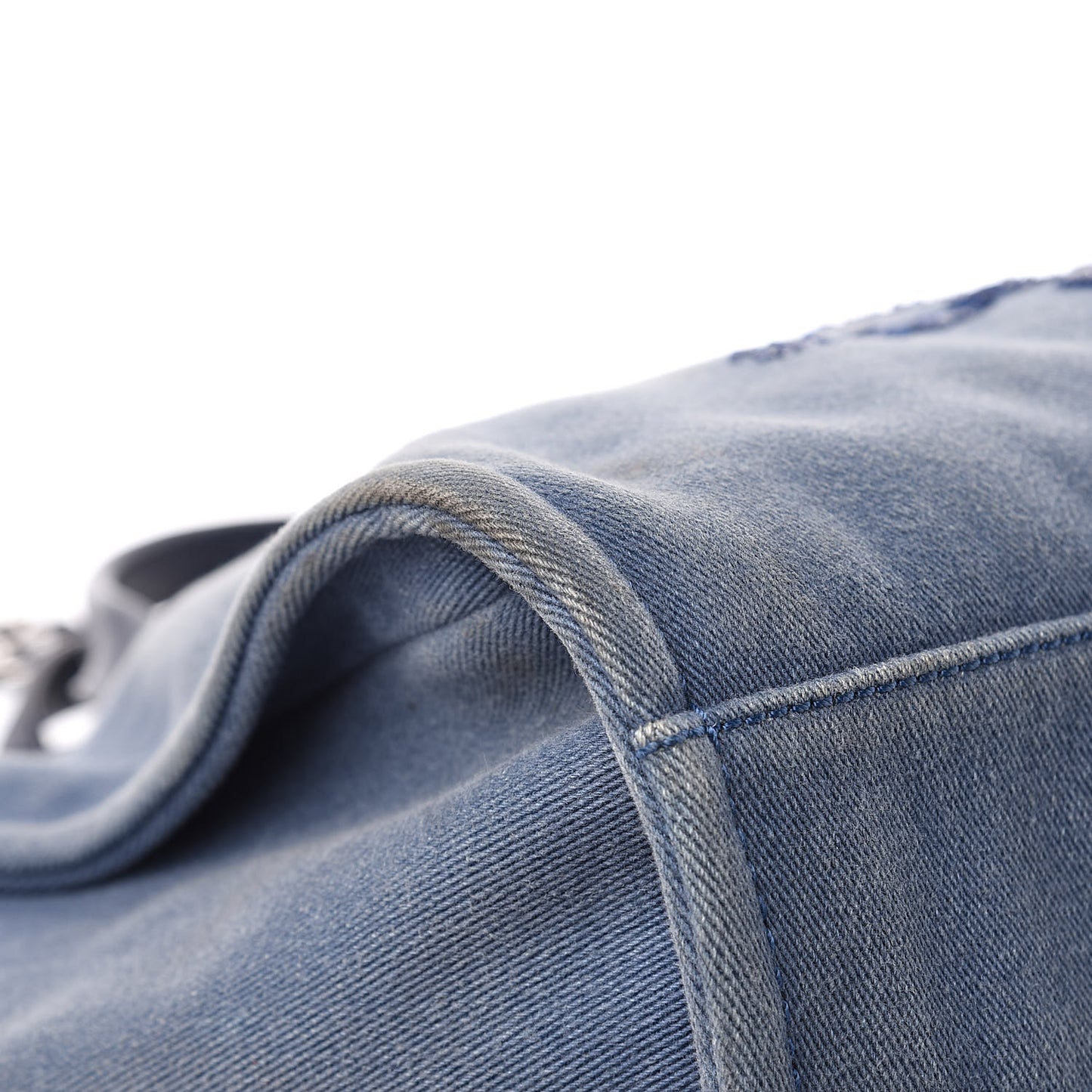Denim Large Deauville Tote Blue