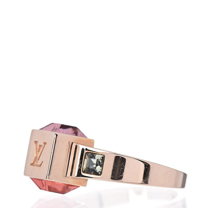 Louis Vuitton Gamble Ring Large 7.5 Gold 3 of 5