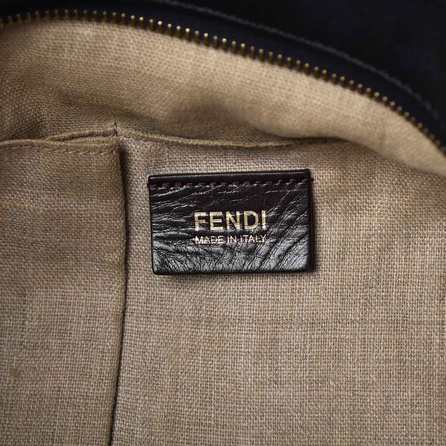 Pequin Cuoio Vegetale Shoulder Tote Tobacco Black Cuoio