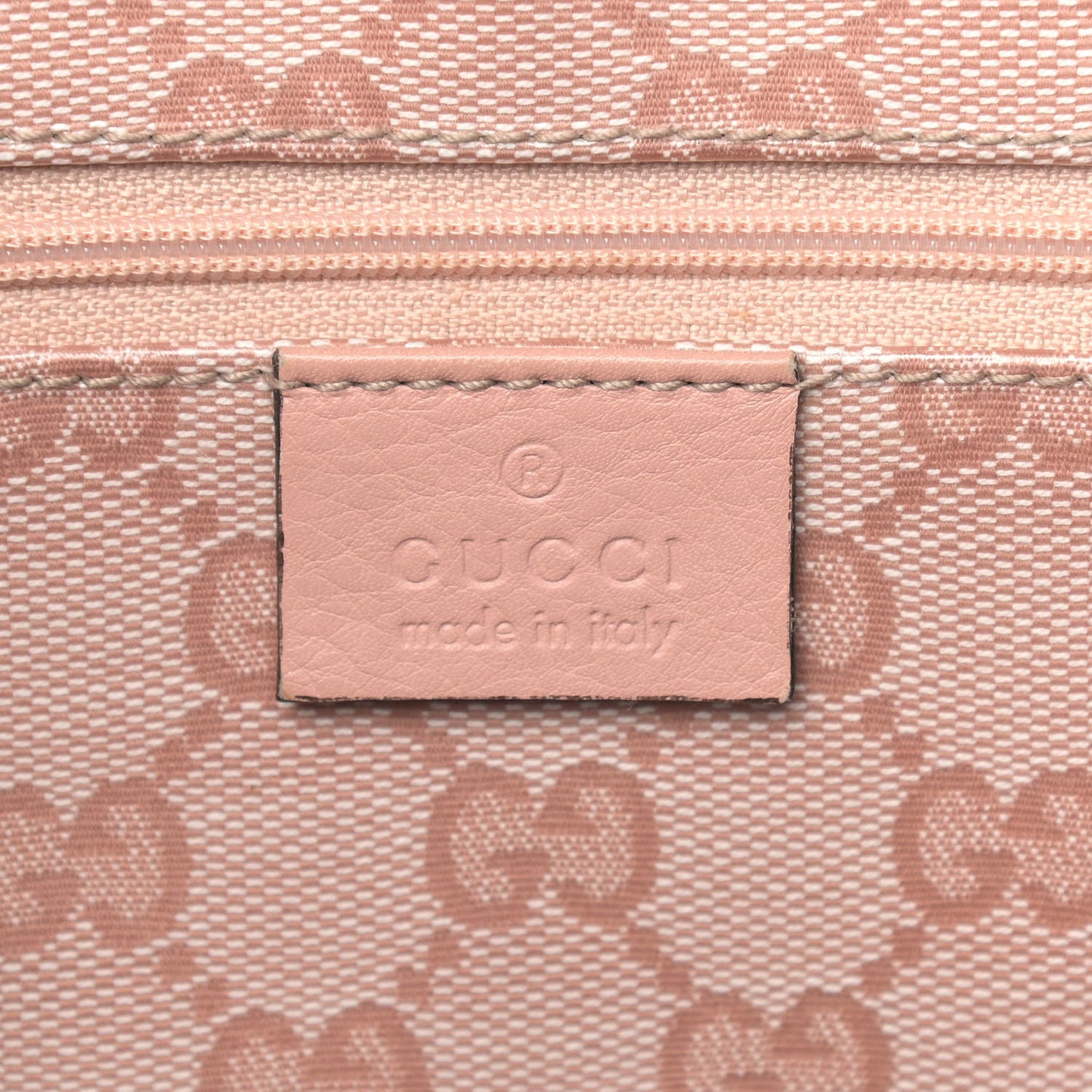 Crystal Monogram Medium Abbey Tote Blush