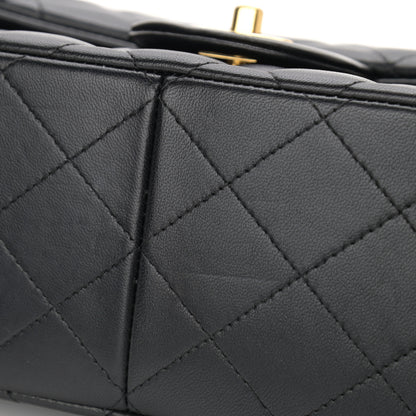 Chanel Lambskin Quilted Jumbo Double Flap Black 10 of 14