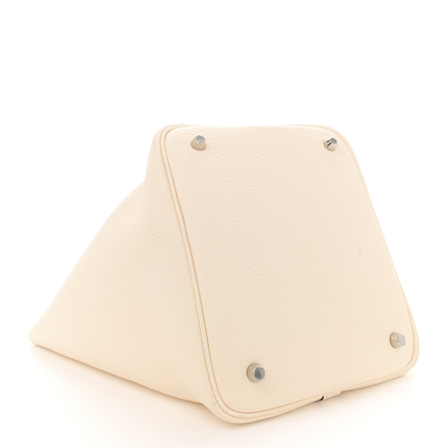 Hermes Taurillon Clemence Picotin Lock 22 MM Nata 4 of 12