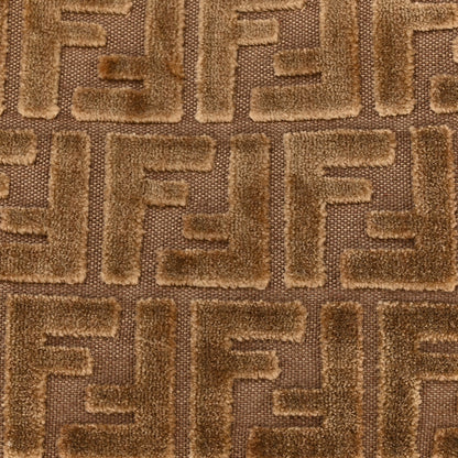 Fendi Velvet Jacquard FF Small Peekaboo I SEE U Satchel Beige 9 of 11