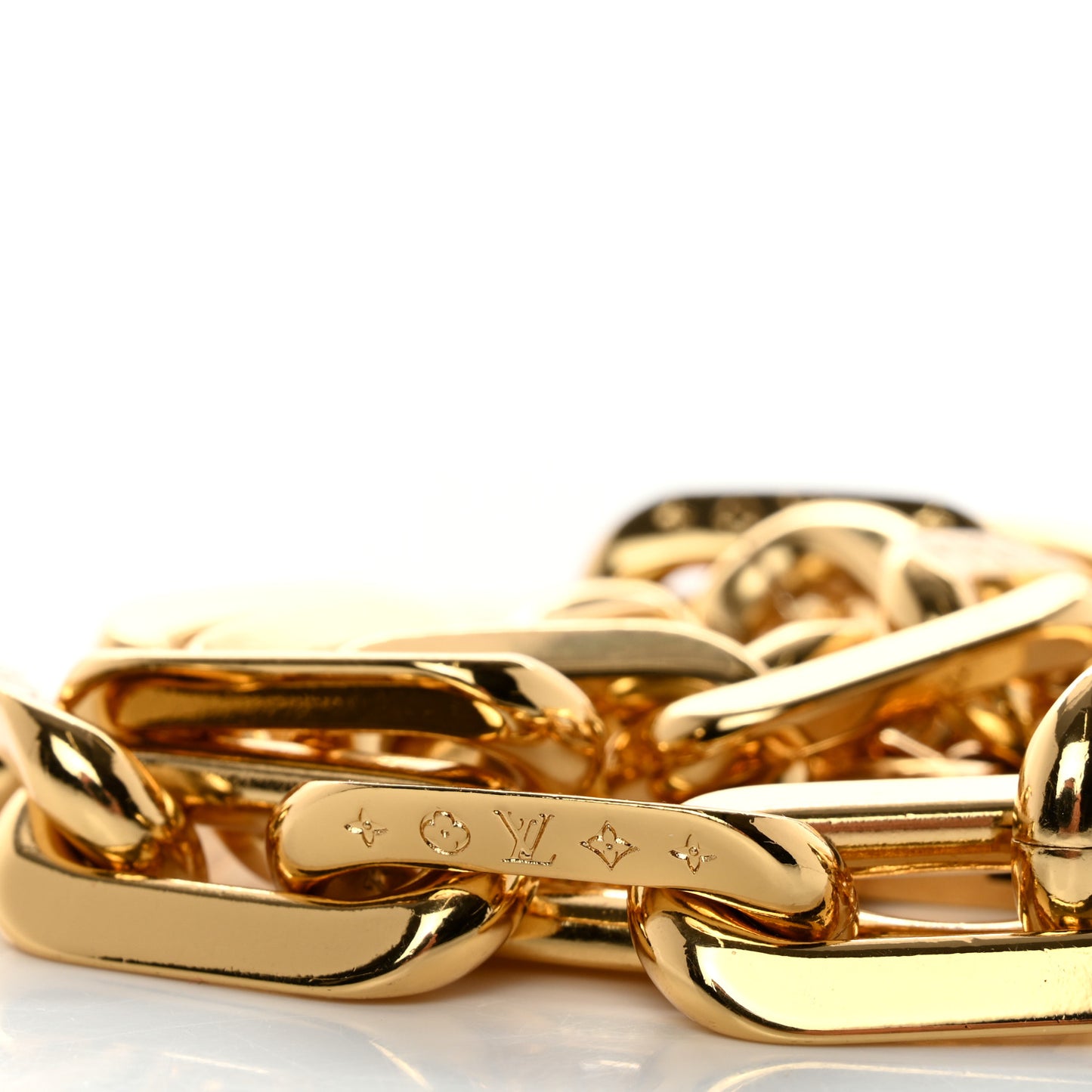 Metal Coussin PM Chain Strap Gold