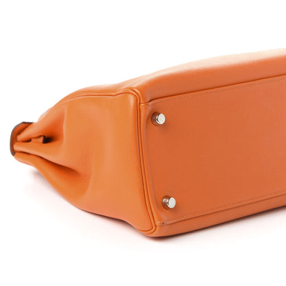Hermes Swift Kelly Retourne 32 Orange 6 of 10