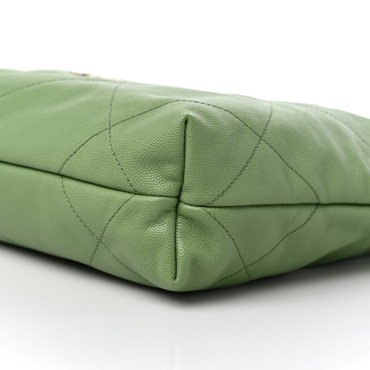 Chanel Shiny Caviar Quilted Small Chanel 22 Green 9 of 9