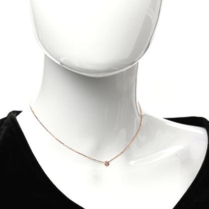 Cartier 18K Pink Gold Pink Sapphire D'Amour Pendant Necklace 2 of 7