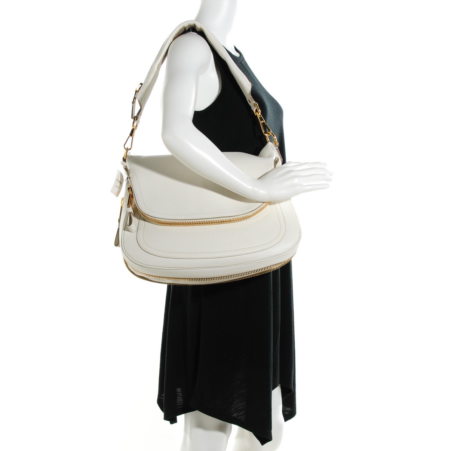 Tom Ford Pebbled Calfskin Large Jennifer Chalk 2 of 7