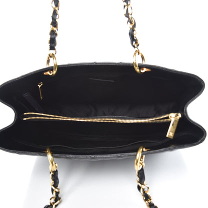 Chanel Caviar Quilted Grand Shopping Tote GST Black 5 of 15