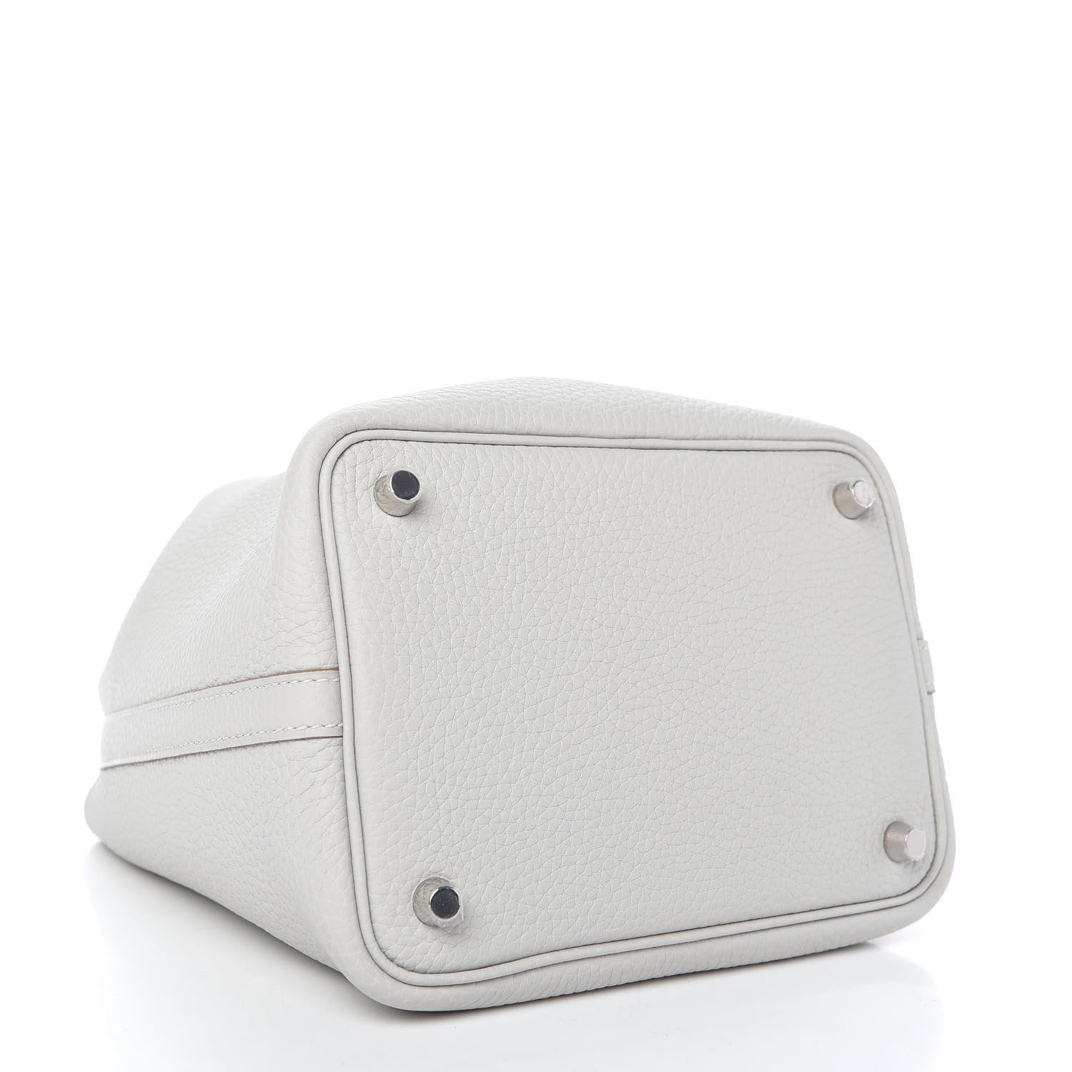 Hermes Taurillon Clemence Picotin Lock 18 PM Gris Perle 4 of 10