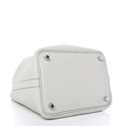 Hermes Taurillon Clemence Picotin Lock 18 PM Gris Perle 4 of 10