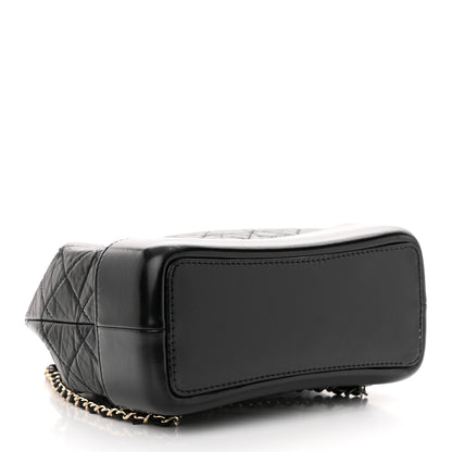 Chanel Aged Calfskin Quilted Small Gabrielle Backpack Black 4 of 11