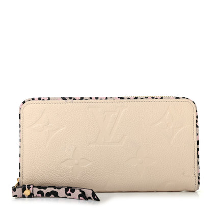 Louis Vuitton Empreinte Monogram Giant Wild At Heart Zippy Wallet Creme 1 of 6