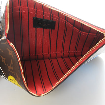 Louis Vuitton Monogram World Tour Neverfull MM GM Pochette 5 of 8