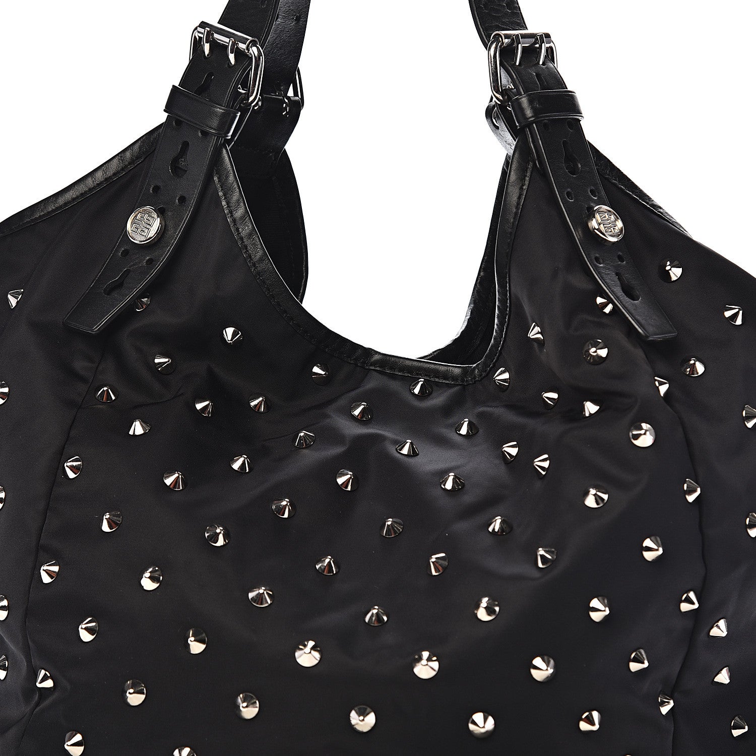 Givenchy Nylon Studded Shoulder Bag Black 11 of 11