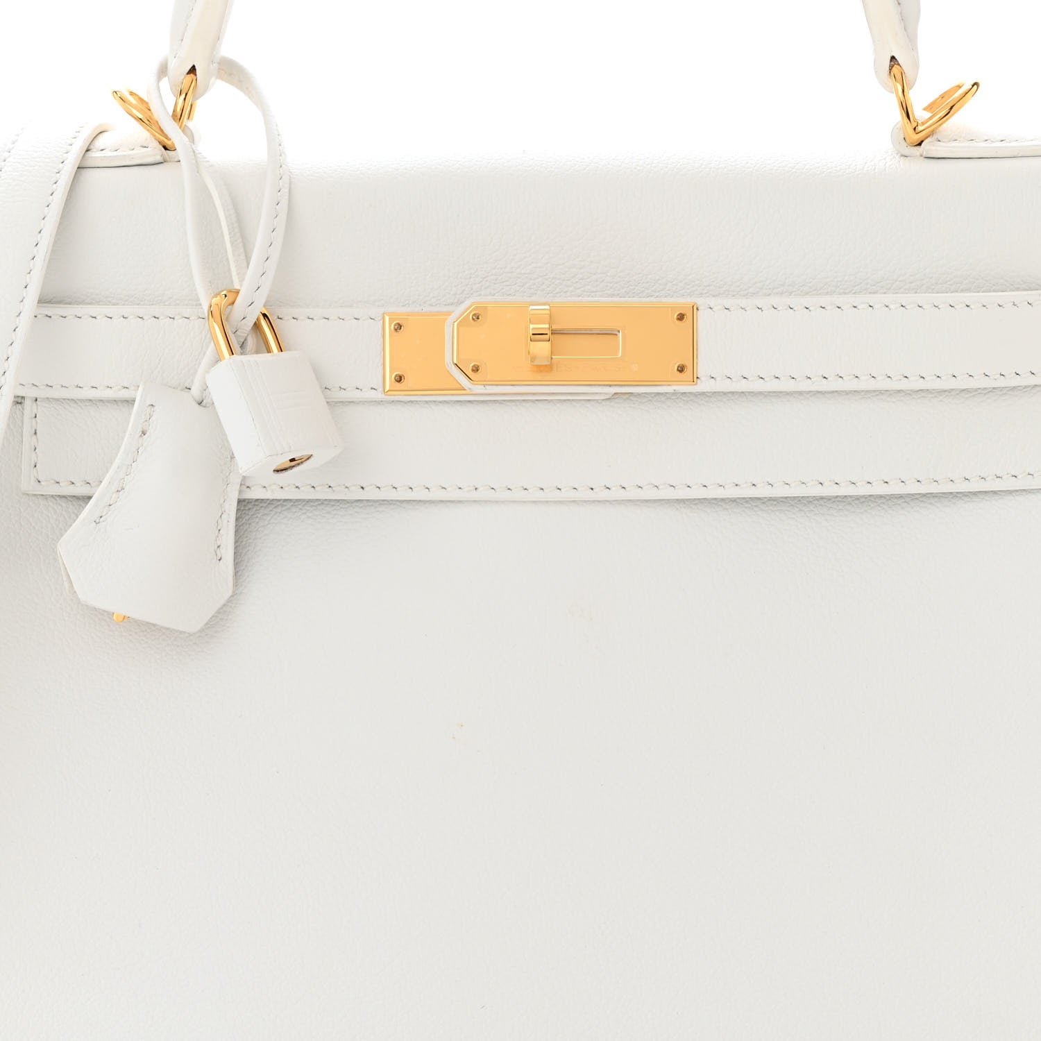 Hermes Evercolor Kelly Retourne 28 White 8 of 12