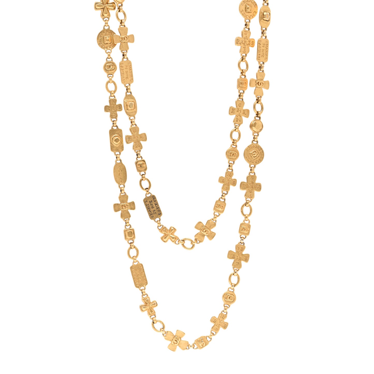 31 Rue Cambon Paris Long Necklace Gold