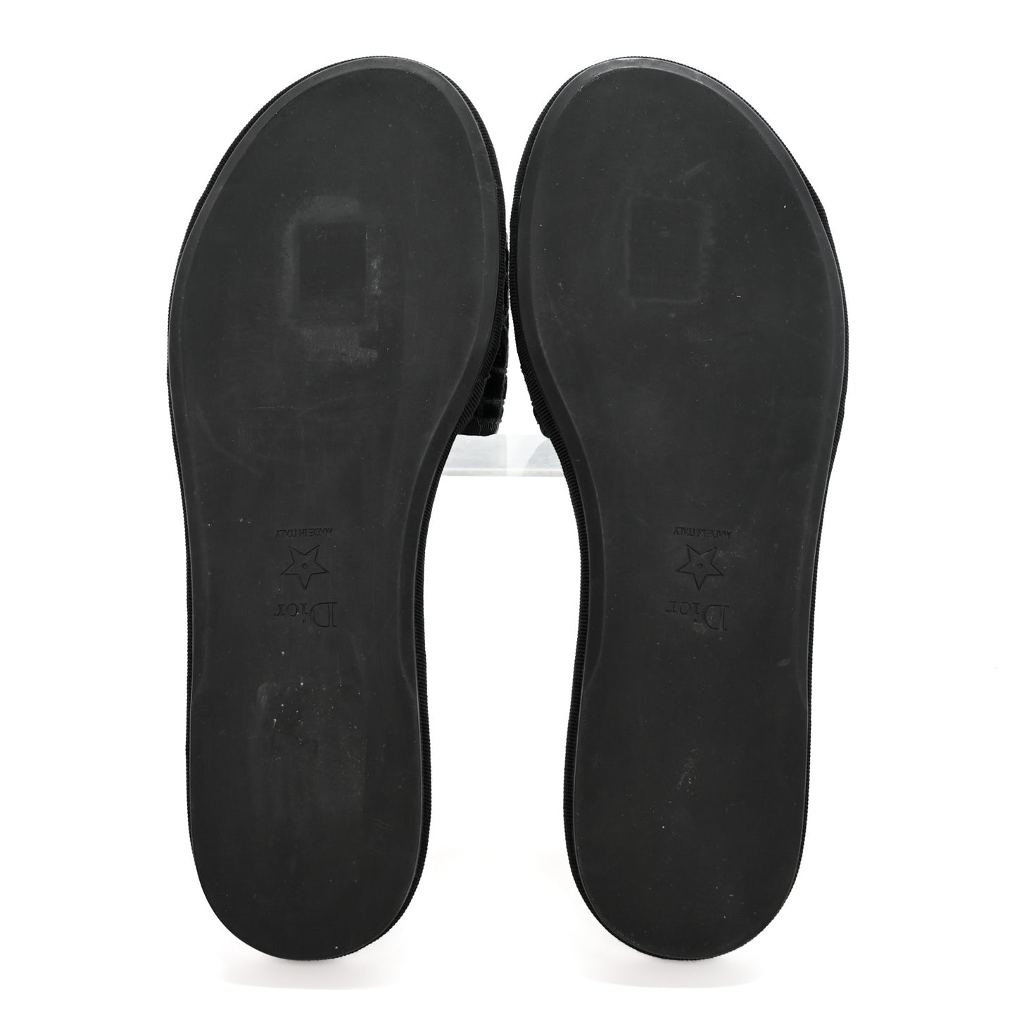Velvet Cannage Chez Moi Slide Sandal 40.5 Black