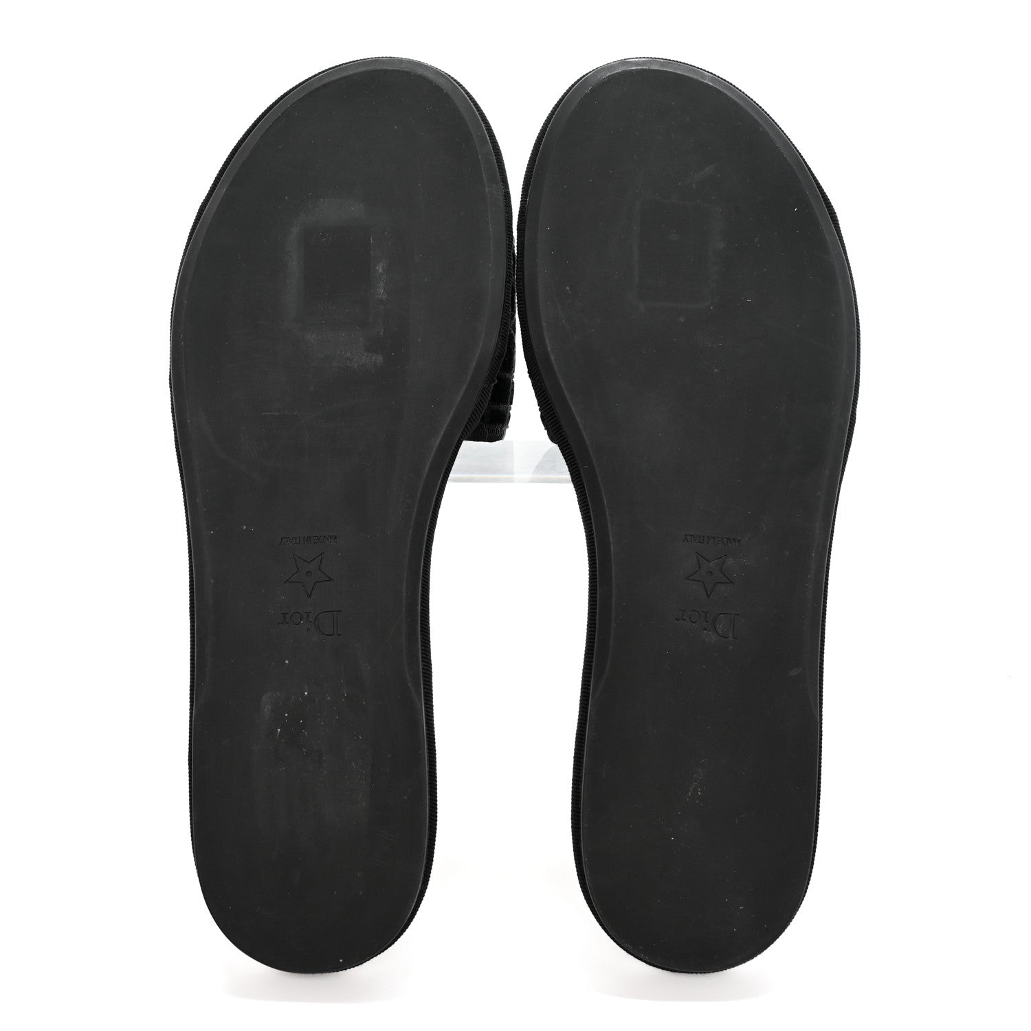 Christian Dior Velvet Cannage Chez Moi Slide Sandal 40.5 Black 5 of 11