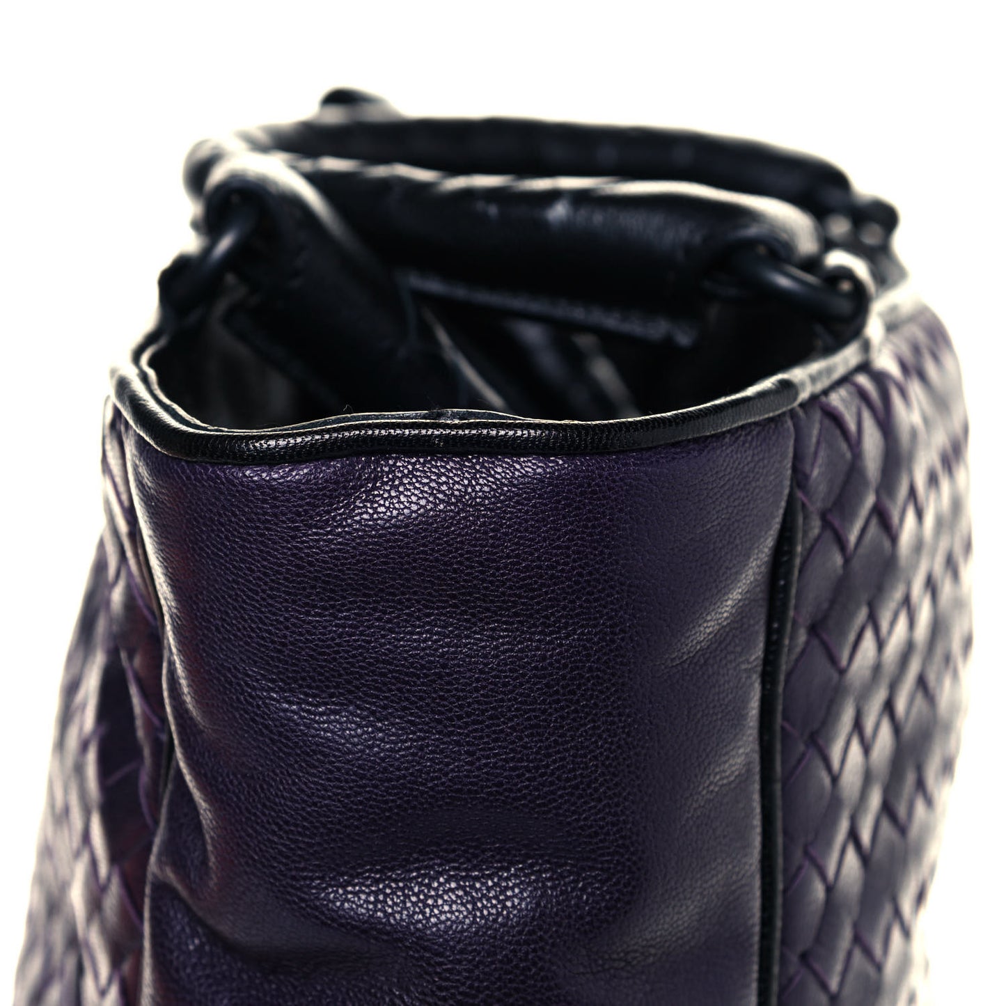 Nappa Intrecciato Tote Turbolence Black
