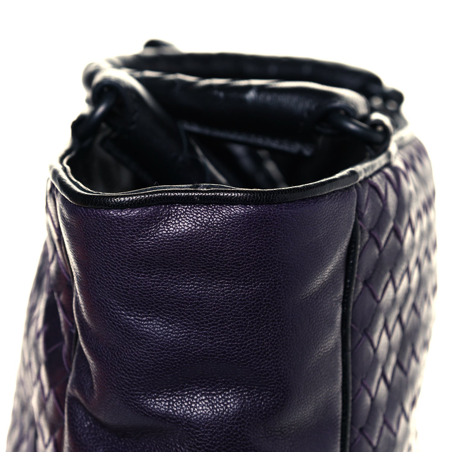 Bottega Veneta Nappa Intrecciato Tote Turbolence Black 16 of 17