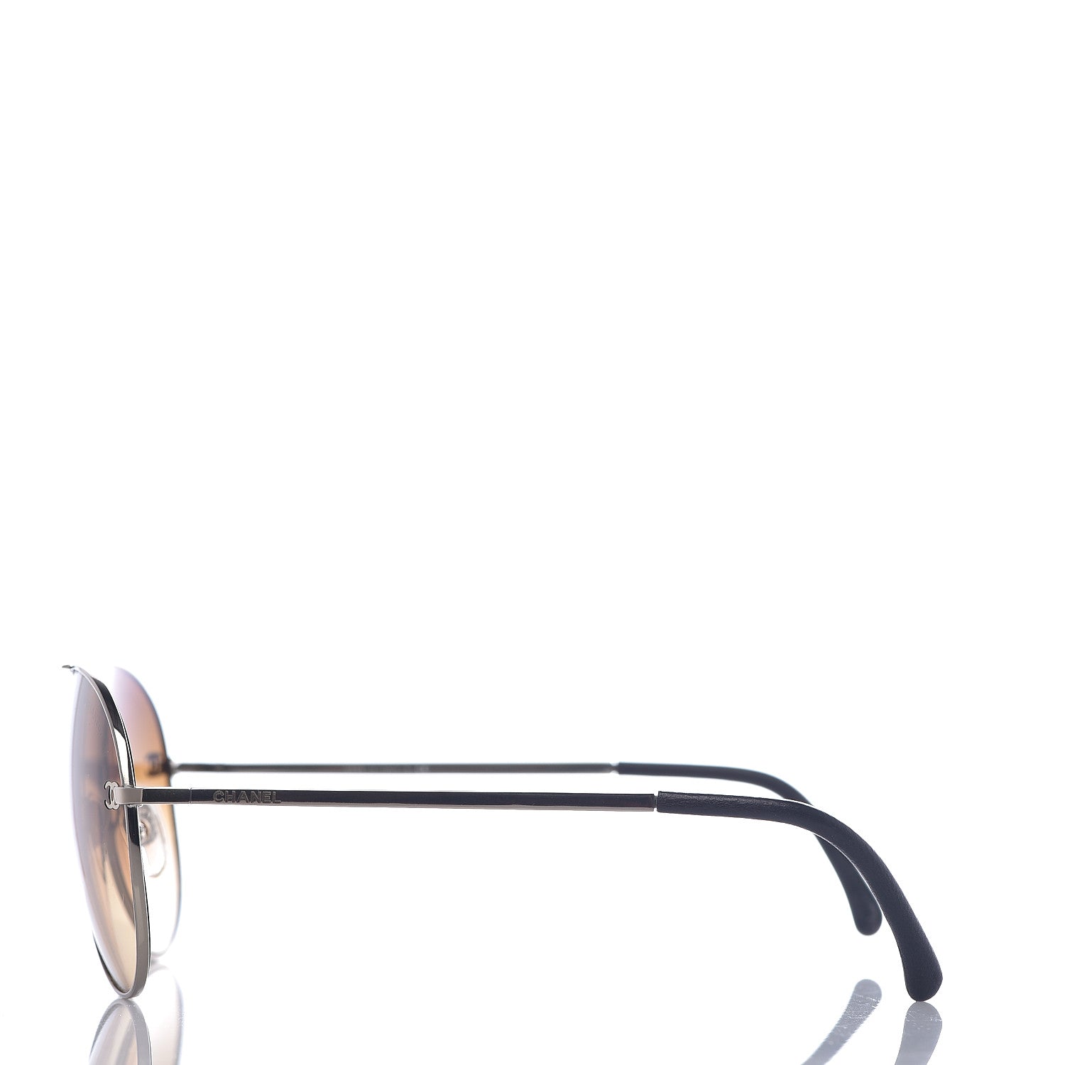 Chanel Aviator CC Sunglasses 4189-T-Q Silver 3 of 7