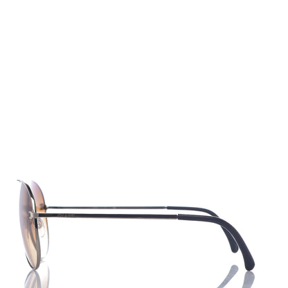 Chanel Aviator CC Sunglasses 4189-T-Q Silver 3 of 7