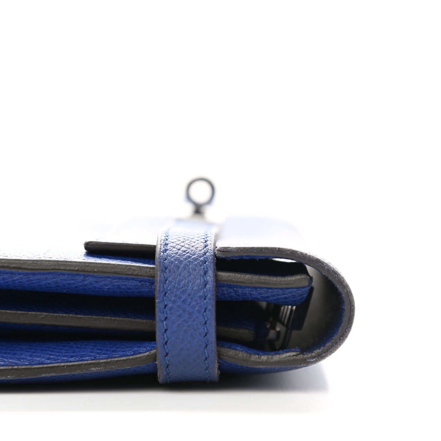 Epsom Kelly Longue Wallet Bleu Saphir