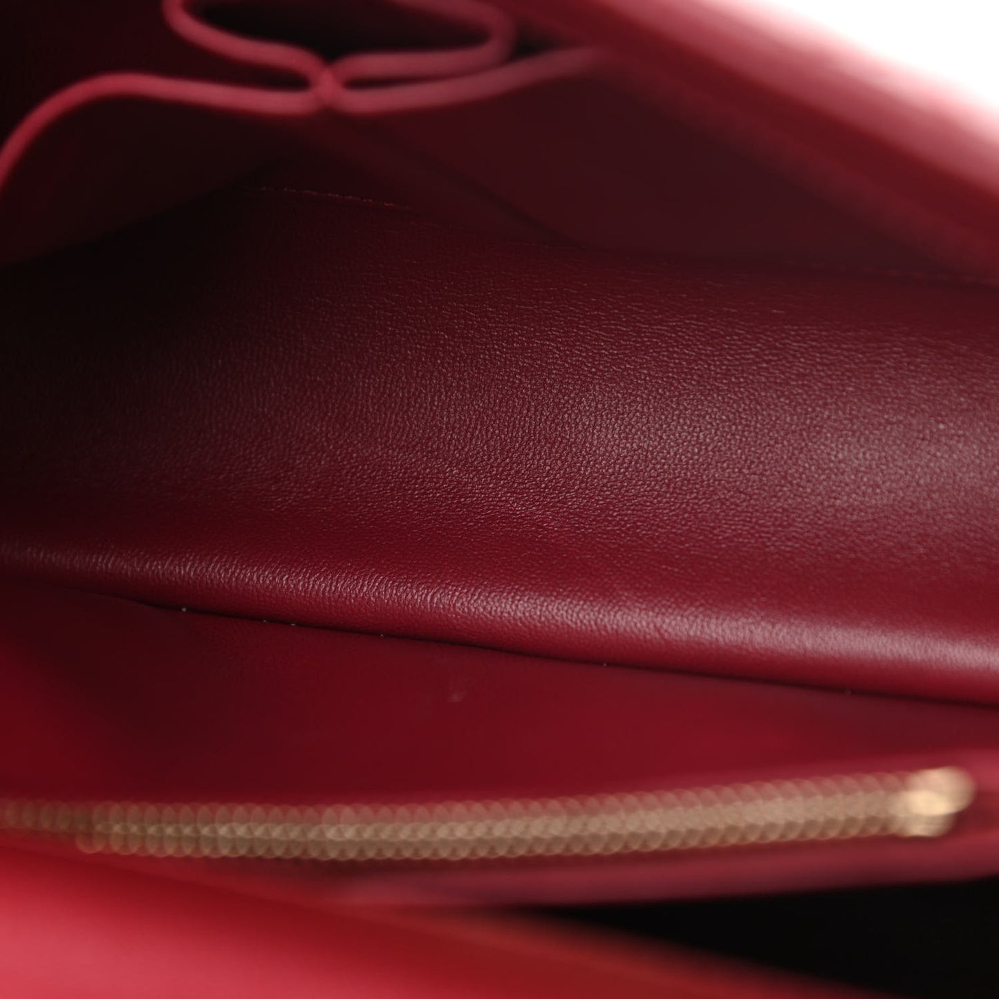 Caviar Lizard Embossed Quilted Small Coco Handle Flap Burgundy