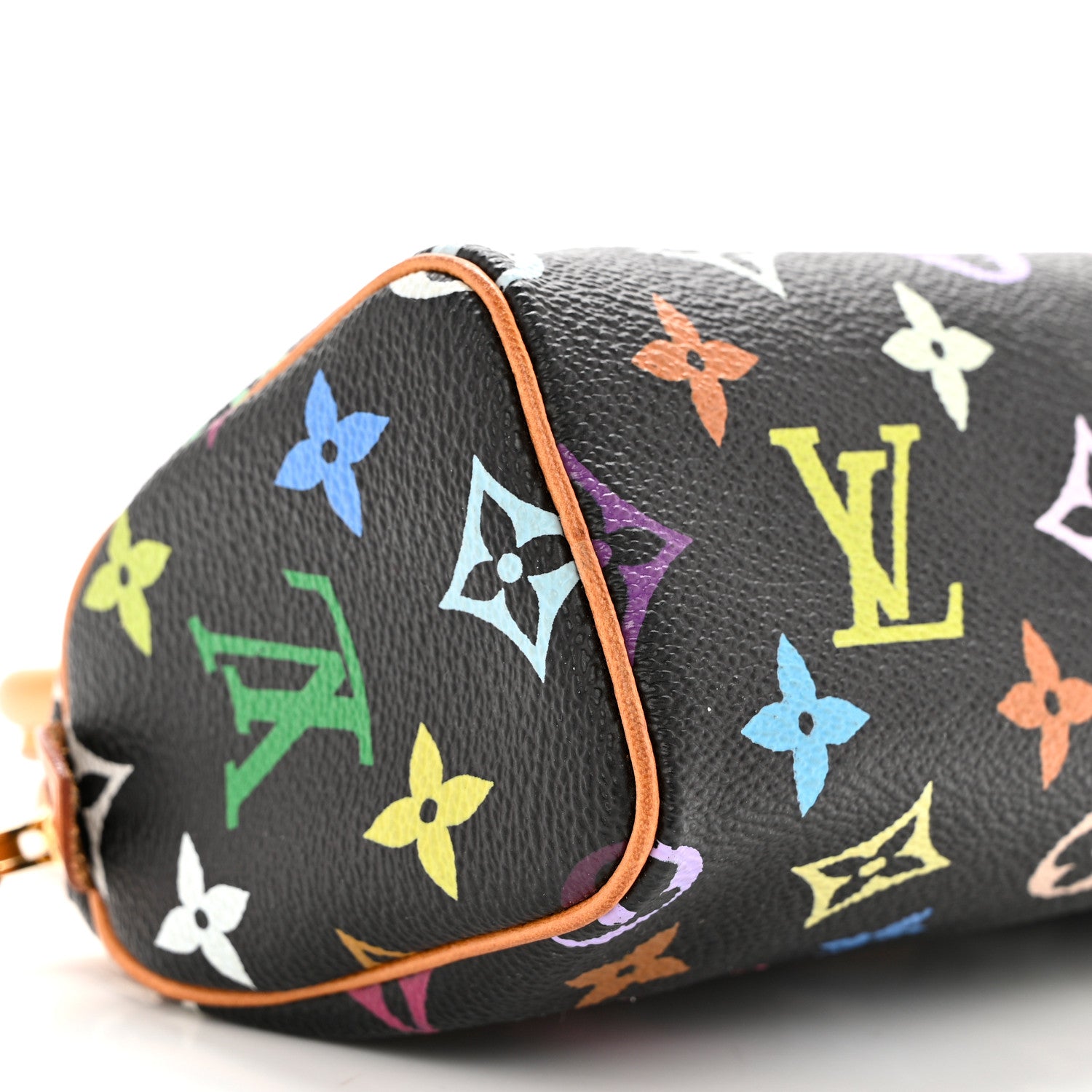 Louis Vuitton Monogram Multicolor Mini Sac HL Speedy Black 8 of 9