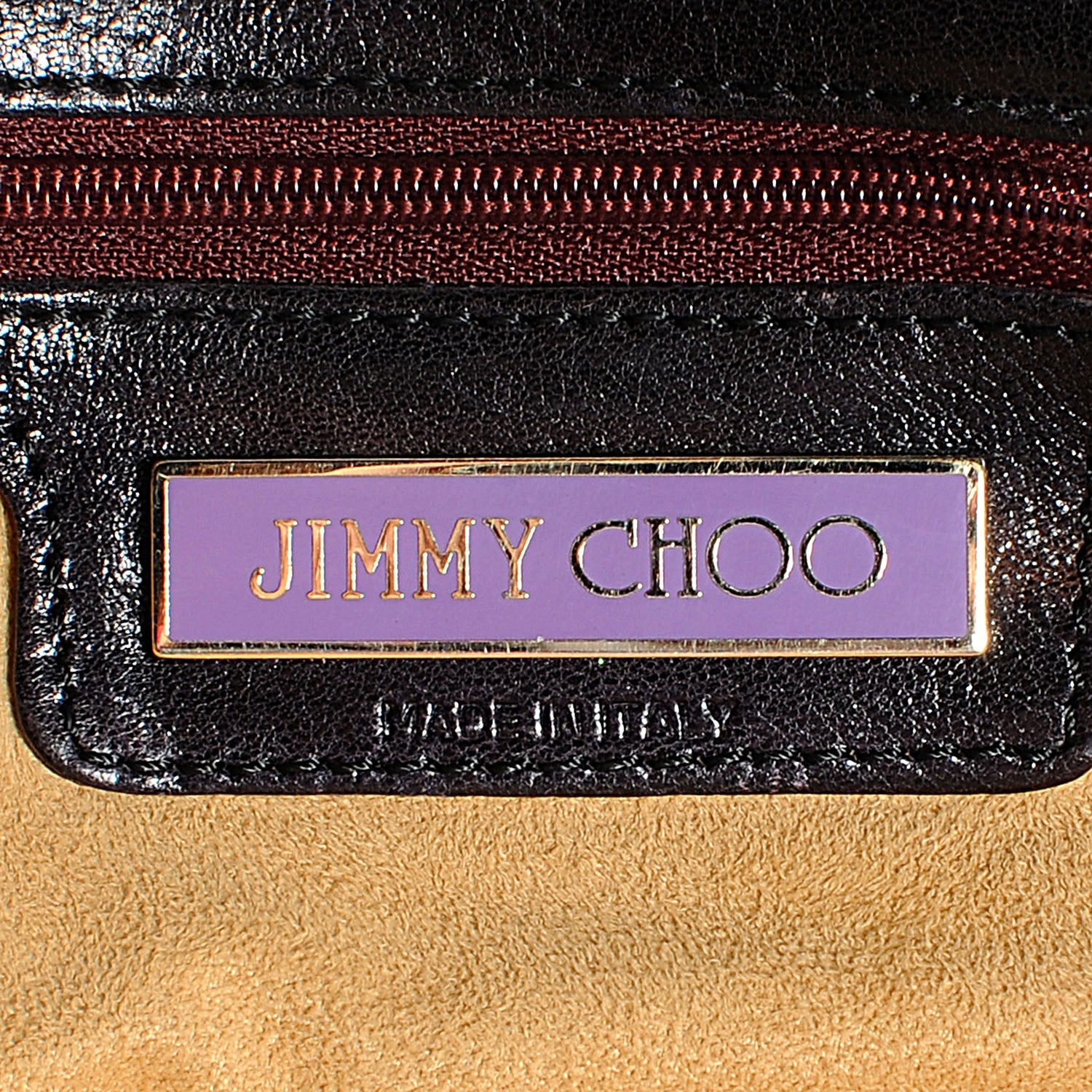 Jimmy Choo Leather Suede Malena Purple 7 of 7